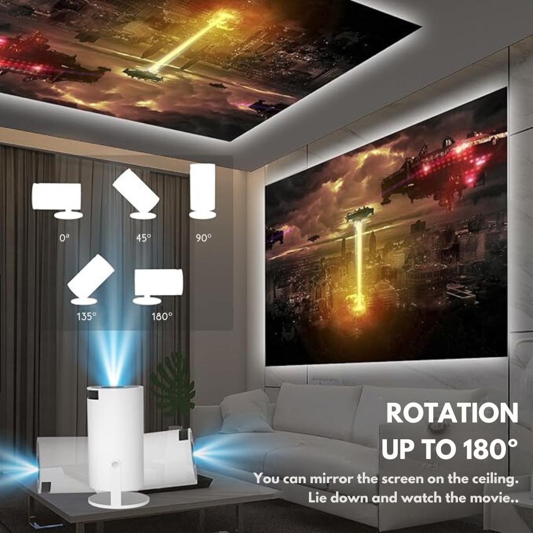 4k projector with retro game console